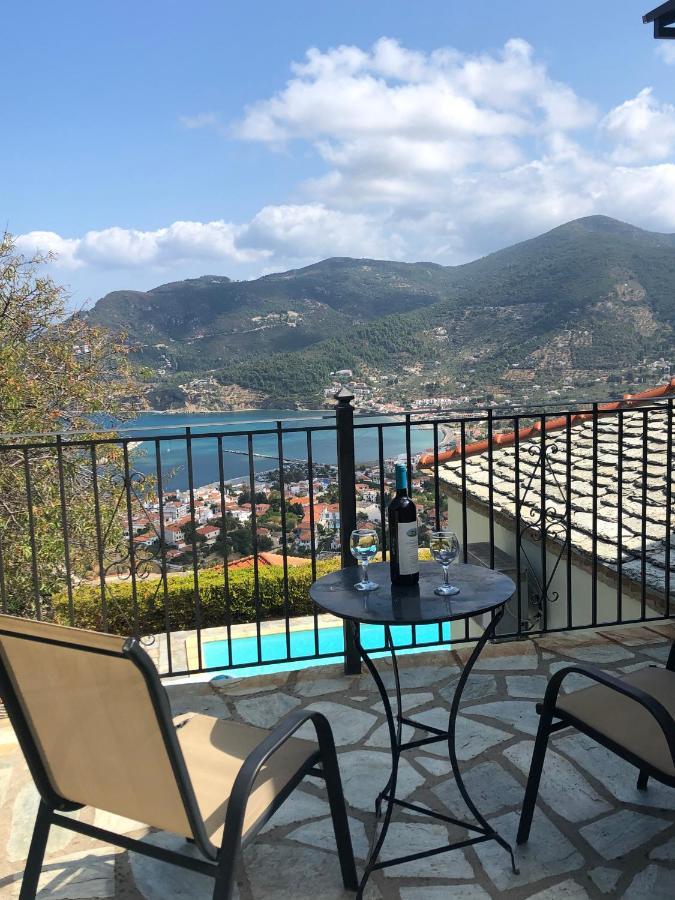 Erato Villa Skopelos Town Bagian luar foto
