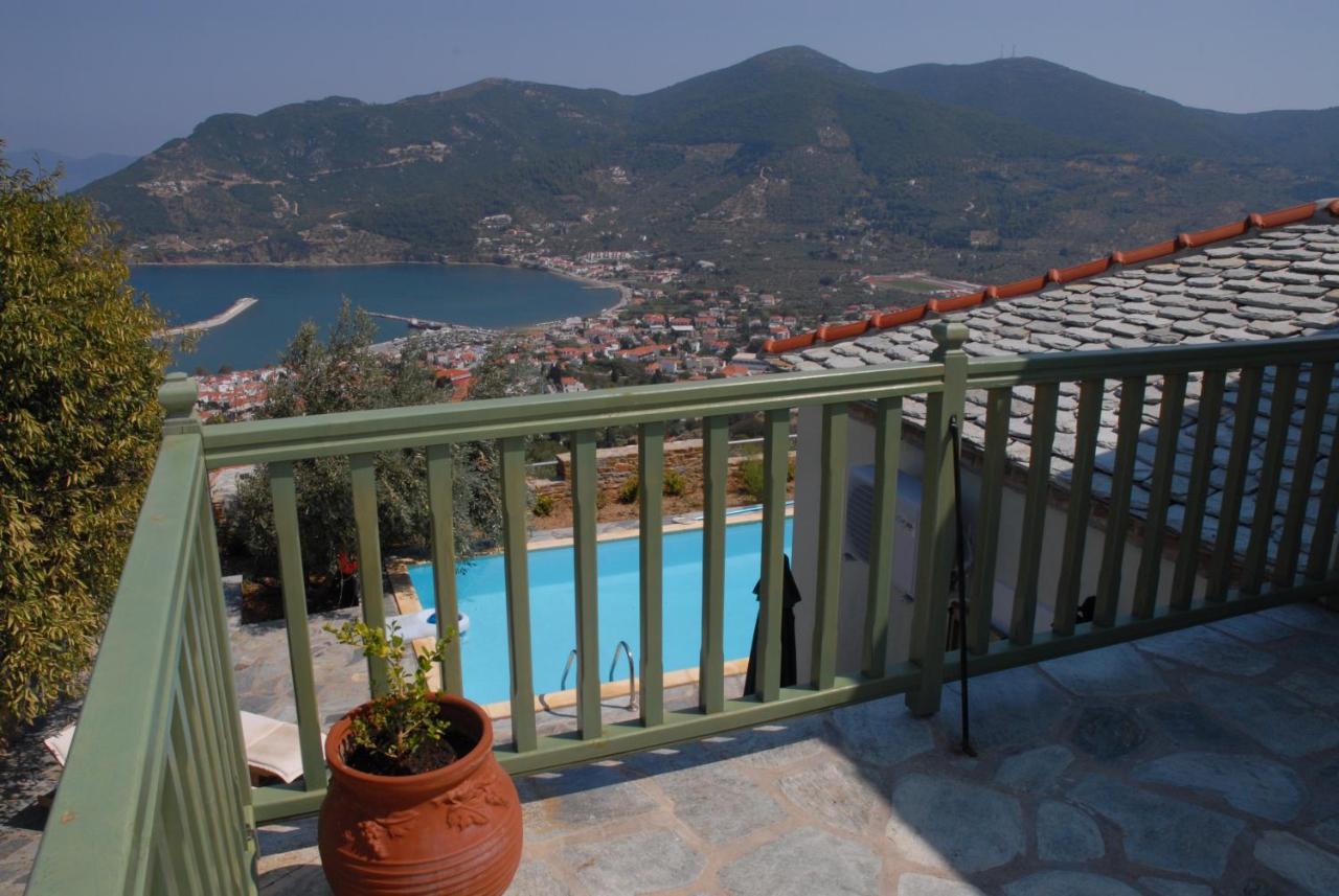 Erato Villa Skopelos Town Bagian luar foto