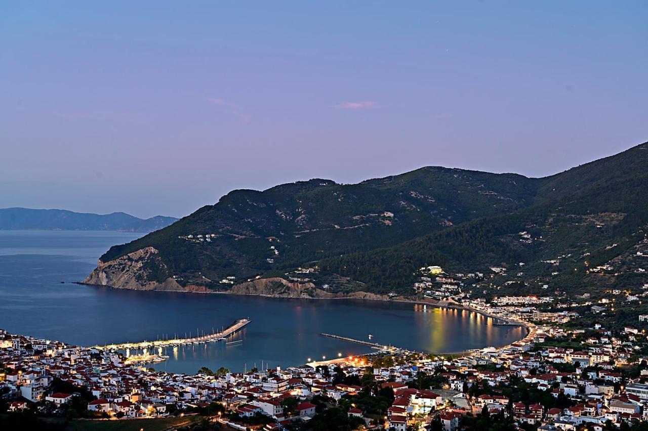 Erato Villa Skopelos Town Bagian luar foto
