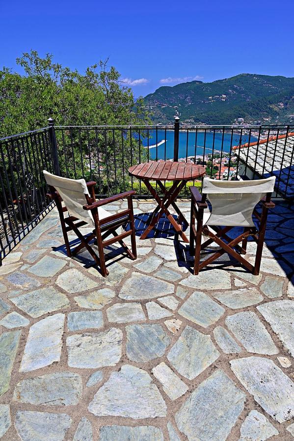 Erato Villa Skopelos Town Bagian luar foto